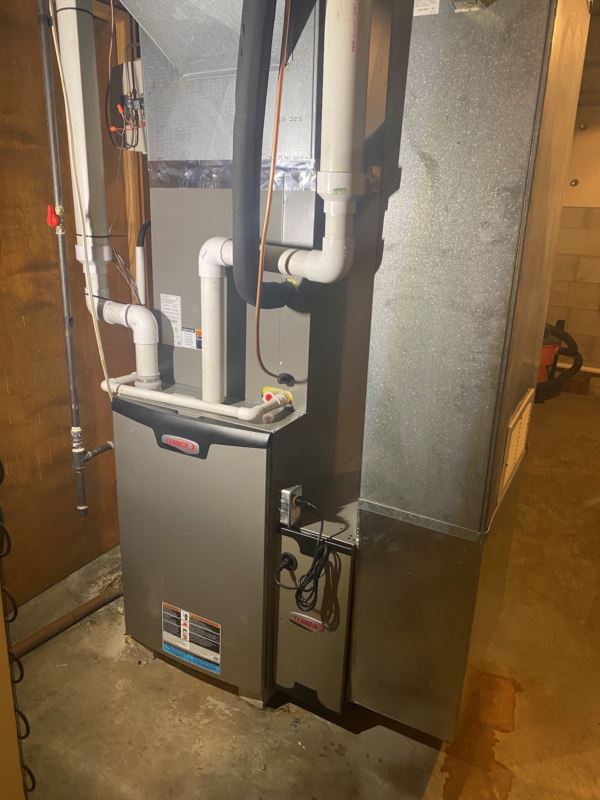 New furnace installation